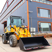 Chargeuse sur pneus articulée 4x4, chargeuse compacte sur pneus, capacité de charge de 1500 kg, petite chargeuse agricole diesel, chargeuse sur pneus frontale