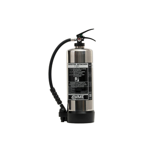 Extincteur à eau de haute qualité 6 L. Acier inoxydable AISI 304 -13 A- UNI EN 3-7 Fabriqué en Italie - Code 22061-7 - Product Image 1