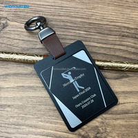 Tarjetas de Membresía VIP Empresariales Personalizadas de Acero Inoxidable/Aluminio Electrochapado, Código QR Grabado, Borde Negro Dorado, Diseño Tradicional