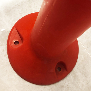 Seguridad vial en la carretera, 750mm/75cm, poste de advertencia naranja/rojo, poste delineador con cinta reflectante de alta calidad - Product Image 5