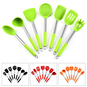 Utensilios de <span class=keywords><strong>Cocina</strong></span> Duraderos de Fábrica, Juego de 2 Piezas de Espátula y Cuchara Antiadherentes - Product Image 2