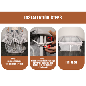 รั้วกั้นเด็กแบบพกพา Probebi ชุด 4 แผง <span class=keywords><strong>ราคา</strong></span>โรงงาน ใช้ได้ทั้งในบ้านและนอกบ้าน ปลอดภัย - Product Image 6