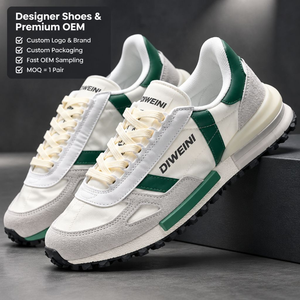 Luxury Designer shoe for <b>Men</b> Women High Quality White Green Retro <b>Trainer</b> Baskets Zapatillas New - Product Image 1