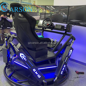 รถแข่งสามหน้าจอจำลองการแข่งรถ6DOF 9D ขับขี่รถยนต์ที่น่าทึ่ง VR วิสัยทัศน์360 - Product Image 1