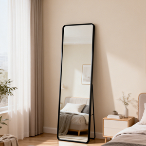 <span class=keywords><strong>Miroir</strong></span> sur pied pleine longueur décoratif en aluminium <span class=keywords><strong>doré</strong></span>, grand format, pour dressing, vente en gros à prix réduit - Product Image 2