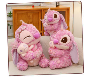 Venta al por mayor personalizado lindo Stitch juguetes <span class=keywords><strong>de</strong></span> <span class=keywords><strong>peluche</strong></span> rosa azul Liloed cosido peluches para <span class=keywords><strong>el</strong></span> Día <span class=keywords><strong>de</strong></span> San Valentín regalo <span class=keywords><strong>de</strong></span> Navidad - Product Image 2