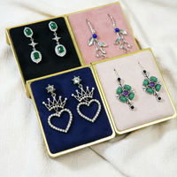 Support d'affichage de bijoux prêt à expédier, outils de bijouterie, support d'affichage de boucles d'oreilles en métal en forme de T