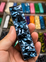 Matériau en acrylique coulé pour manche de couteau, feuille d'acrylique à motifs décoratifs pour manches de couteaux personnalisés et couteaux EDC