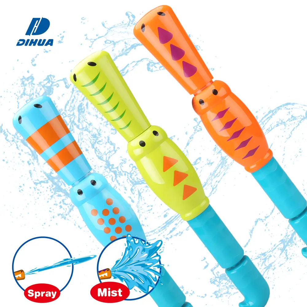 Hippo Shaped Design 2 IN 1 Water Cannon Toy & Water Gun for Kids , Long Range Pump Action , Patent Being Registered in EU & CN