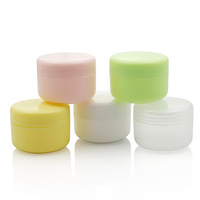 Vide Mini Petit Rond 2g 3g 5g Nail Art Glitter Poussière Poudre Ombre À Paupières Crème Cosmétique En Plastique PS Conteneurs Pot Pot