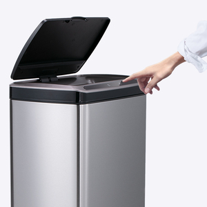 Touchless Touchless Trash Can 50L Stainless Steel Trash Can Touchless Motion Sensor Trash Can 13 Gallons Rubbish Bin With Sensor