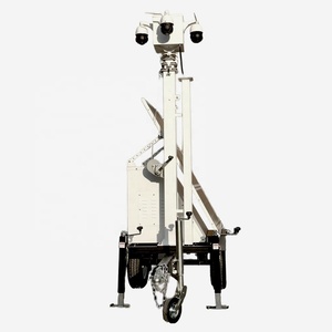 Remolque de vigilancia móvil Remolque de seguridad solar para monitoreo de área de cantera - Product Image 6
