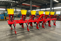 Semoir de précision à 6 rangs avec roue à cuillères pour maïs, soja, sorgho, machine de plantation pour tracteur