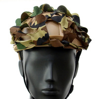 Camouflage en maille respirante Housse de casque en maille rapide tactique Housse de casque tactique Housse de casque rapide pour équipement de terrain