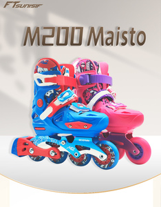 Vente directe d'usine de haute qualité chaussures de patin à 4 rouleaux patins à roulettes clignotants réglables pour filles enfants pour le printemps hiver - Product Image 6