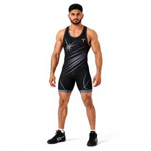 Combinaison de lutte Elite Performance Stretch, tenue athlétique légère, respirante, anti-transpiration, uniforme d'entraînement, logo personnalisé pour l'équipe - Product Image 1