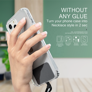 Evrensel akıllı telefon kordon boyun askısı ile dayanıklı naylon yama cep telefonu kabuk için - Product Image 6