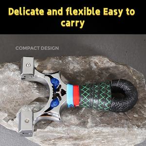 Fronde en alliage libre Outdoor Blue Eyes Straight Little <span class=keywords><strong>Monster</strong></span> Competitive Straight Slingshot Hunting - Product Image 2