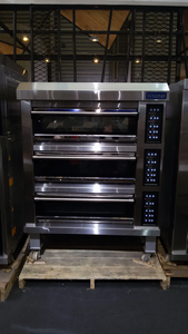 Venta caliente 3 cubierta 6 bandejas comercial pastel pan <span class=keywords><strong>panadería</strong></span> Gas cubierta <span class=keywords><strong>horno</strong></span> de Pizza para <span class=keywords><strong>el</strong></span> uso de <span class=keywords><strong>panadería</strong></span> - Product Image 4