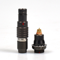 Connecteur électrique droit série LGG FGG 00B-03B B, 2-32 broches, mâle et femelle, à poussoir-tirant avec pince à fil