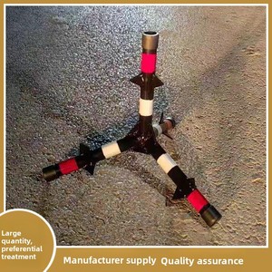 Explosion-Proof Anti-Collision Reflective PVC School Entrance Car Blocker Non-Tipping Triangle <strong>Spiked</strong> Cone Road <strong>Barrier</strong> - Product Image 3