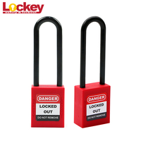 Cadenas de sécurité LOTO en nylon isolant non conducteur, personnalisables et économiques
