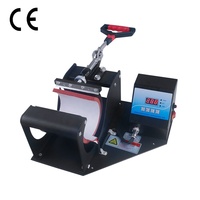 Presse à chaud par sublimation GenJet JC-12 semi-automatique 220V pour impression sur tasses, mini imprimante à plat multicolore pour usage domestique, vente en gros