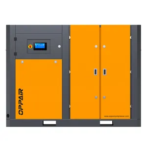 Compressor de ar de parafuso industrial de alta eficiência 90KW 110KW 132KW velocidade fixa para processamento de aço inoxidável