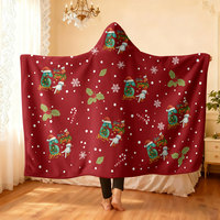 Couverture polaire de Noël Bonhomme de neige rose, épaisse, douce, en peluche, confortable et chaude, pour canapé, lit, décoration intérieure, cadeau de fêtes, vente en gros