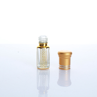 Arabian Roll on Attar Oud Bottle Parfum Huile Cadeau Boîte Emballage Personnalisé Vide De Luxe Cosmétique Verre Compte-gouttes Estampage À Chaud Rose