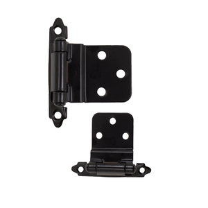 Charnières de meuble OEM/ODM dorées brossées à fermeture automatique <span class=keywords><strong>pour</strong></span> portes à <span class=keywords><strong>cadre</strong></span> apparent, accessoires de quincaillerie <span class=keywords><strong>pour</strong></span> meubles - Product Image 5