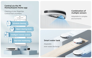 หุ่นยนต์ดูดฝุ่นทำความสะอาดพื้น <span class=keywords><strong>Xiaomi</strong></span> E10การแจ้งเตือนด้วยเสียงหุ่นยนต์อัจฉริยะแอปหุ่นยนต์ทำความสะอาดแบบเปียกแห้ง - Product Image 6