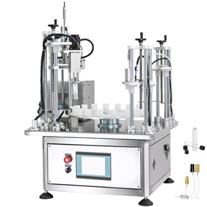 Automatic Tabletop Rotary Integrated Equipment for Small Glass Bottles Filling, Sealing and Capping in the Oil Perfume Filling - Product Image 2