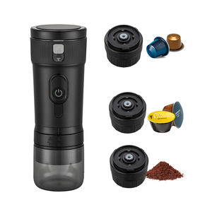 Máquina de café espresso de viaje Usb de 100ML, <span class=keywords><strong>cafetera</strong></span> portátil con calefacción de agua, Compatible con café <span class=keywords><strong>molido</strong></span>, cápsulas pequeñas y grandes, - Product Image 1