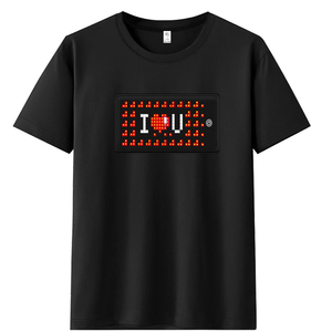 Nuove luci LED T-Shirt per ragazzi ragazze festa musica <span class=keywords><strong>Rock</strong></span> attivato suono LED T-Shirt luce su e giù ragazzo luminoso T-Shirt - Product Image 2
