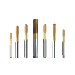 <span class=keywords><strong>Taraud</strong></span> à main en carbure HSS filetage métrique robinet à flûte droite robinet pointu en spirale - Product Image 2