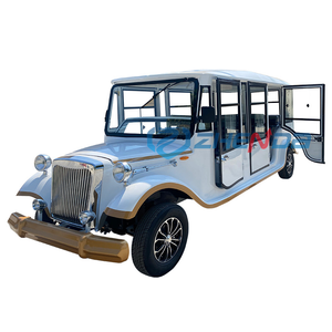Nuevo Auto Clásico de Invierno con Aire Acondicionado y Puertas, Auto Clásico Vintage Blanco Eléctrico para Múltiples Personas, Auto Turístico - Product Image 1