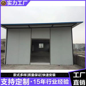 บ้านสำเร็จรูปแผงแซนวิช สำนักงานเก็บของสำเร็จรูป ดีไซน์อุตสาหกรรม ขนาด 6x4 เมตร อาคารโมดูลาร์น้ำหนักเบา - Product Image 4