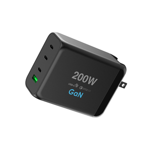 อะแดปเตอร์ชาร์จเดินทางอเนกประสงค์แบบพกพา Vina 65W <span class=keywords><strong>200W</strong></span> วัสดุ GAN เชื่อมต่อเดสก์ท็อปหลายพอร์ตมาตรฐาน eu/us <span class=keywords><strong>VIVO</strong></span> - Product Image 3