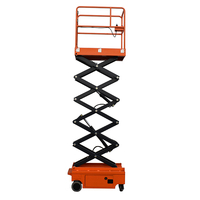 Vollelektrische Mini-Scherenhebebühne 300kg Traglast 3m/3,9m/4,8m Hubhöhe Selbstfahrende Arbeitsbühne