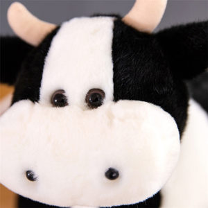 Peluche de Vaca Personalizable OEM ODM, Animal de Peluche de Vaca Lechera <span class=keywords><strong>Holstein</strong></span> Personalizada, Peluche de Vaca con Logotipo Personalizado, Regalo para Niños, Decoración del Hogar - Product Image 5