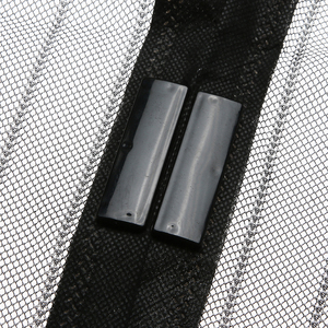 Tenda per porta Zanzariera in poliestere invisibile personalizzata tenda magnetica per Zanzariera con schermo a rete per porta francese Gary Stripe - Product Image 5