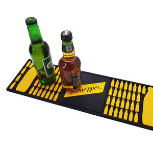 Printed Silicone PVC Pub Mat Rubber <b>Beer</b> Spill Pad Bar Runner Drip Tray Non Slip Service Mat <b>Table</b> Pad Coaster Placemat - Product Image 5