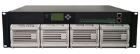 Système redresseur de réseau télécom haute efficacité 19 \ "montage en rack 220V entrée cc 48V DC 24VDC 6000W alimentation à découpage pure