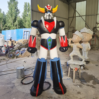 Transformadores de Base de Robot Goldorak personalizados, escultura de fibra de vidrio para sala de exposiciones, artesanías de resina europeas modernas