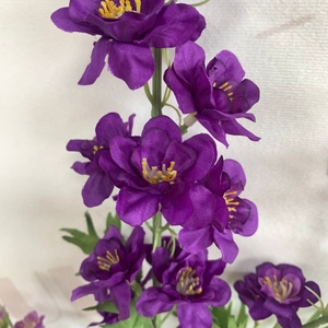 AO-07 all'ingrosso di seta <span class=keywords><strong>lungo</strong></span> stelo Delphinium fiori <span class=keywords><strong>viola</strong></span> floreale matrimonio & casa disposizione - Product Image 3