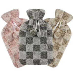 Boîte cadeau chauffe-mains de luxe en fausse fourrure avec logo personnalisé de couleur différente pour <span class=keywords><strong>bouillotte</strong></span> et <span class=keywords><strong>couverture</strong></span> en flanelle et polaire - Product Image 3