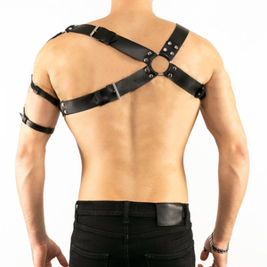 Harnais de bondage pour homme, ceinture d'épée, lingerie de poitrine gothique, gilet en cuir, harnais corporel, sangle BDSM sexy, accessoires érotiques - Product Image 4