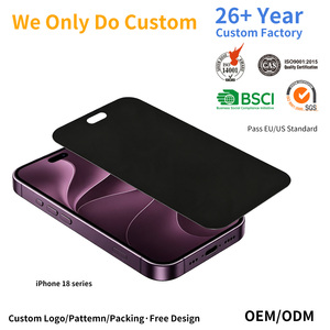 ฟิล์มกันรอยแบบใส 9H คุณภาพสูง รุ่นใหม่ล่าสุด สำหรับ 18 Ultra-Thin ป้องกันการมองลอก ป้องกันการกระแทก ผลิตจากกระจกนิรภัย - Product Image 1