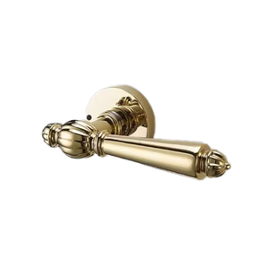 Luxury Hotel Room Interior Modern Aluminum Round Mortise <b>Latch</b> Door Locks Handle Chrome Stainless Steel Privacy Lever - Product Image 1